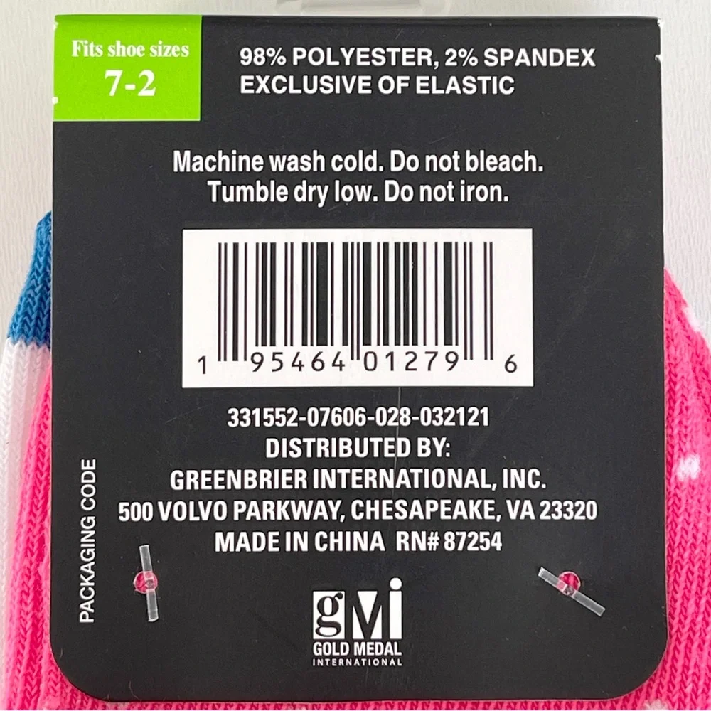 Beverly Hills Polo Club 4 Pack of 3 Girl 12 Pairs Ankle Socks Low Cut Stretch
